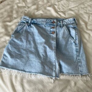 Women’s Gap Skort Size 29 Vintage Denim Skort White Washed